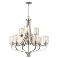 THOMAS CN300922 Market Square 29'' Wide 9-Light Chandelier - Brushed Nickel