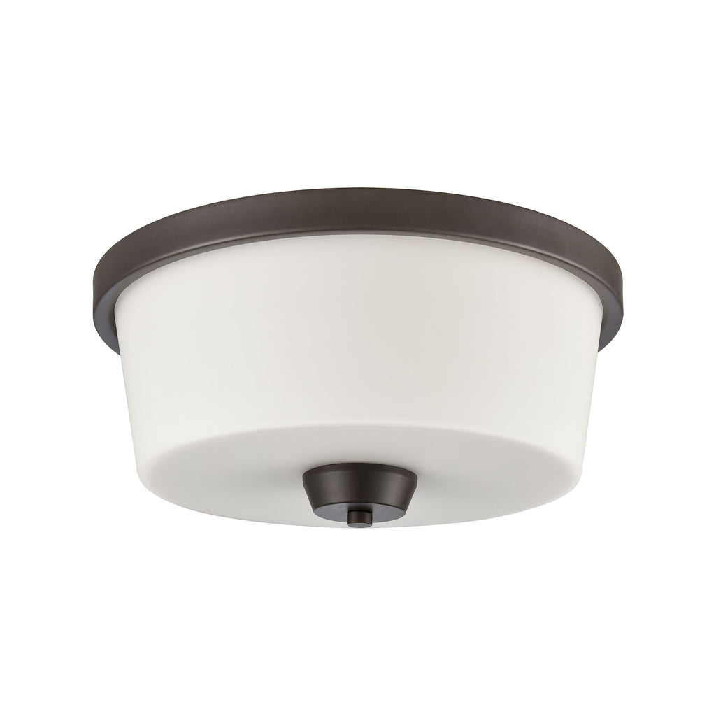THOMAS CN310231 Winslow 13.5'' Wide 2-Light Flush Mount - Oil Rubbed Bronze