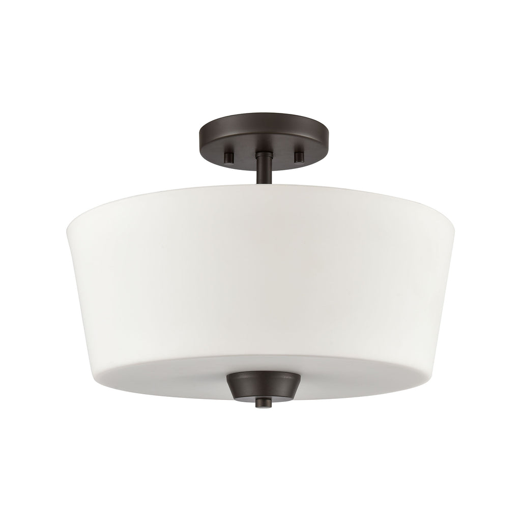THOMAS CN310281 Winslow 15'' Wide 3-Light Semi Flush Mount - Oil Rubbed Bronze