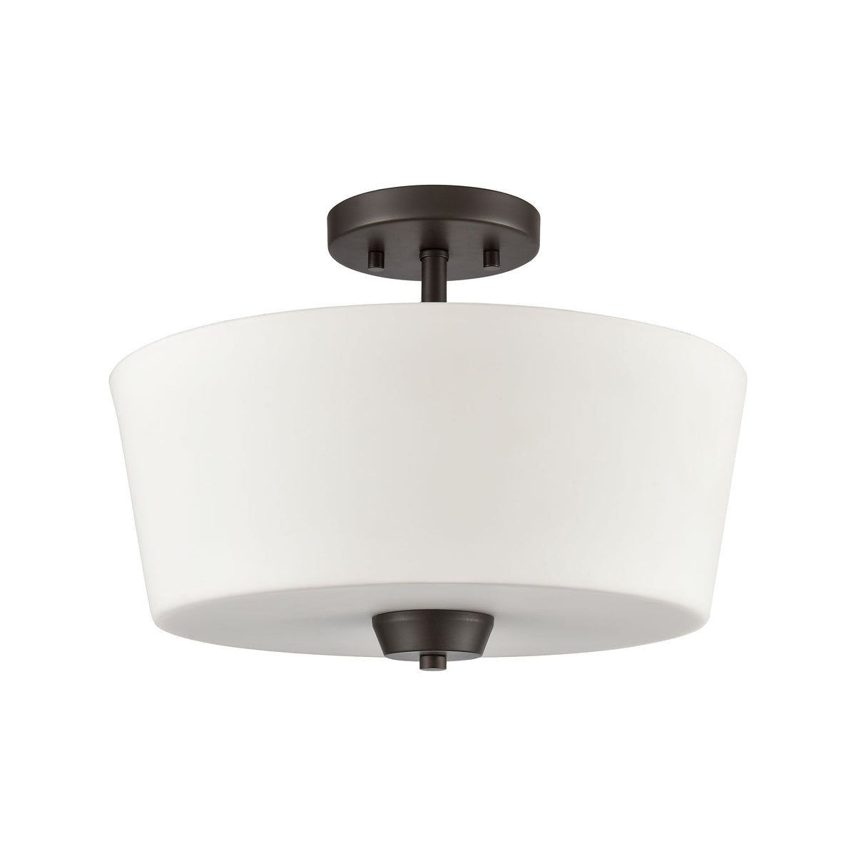 THOMAS CN310281 Winslow 15'' Wide 3-Light Semi Flush Mount - Oil Rubbed Bronze