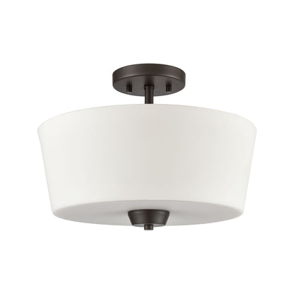 THOMAS CN310281 Winslow 15'' Wide 3-Light Semi Flush Mount - Oil Rubbed Bronze