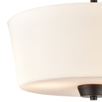 THOMAS CN310281 Winslow 15'' Wide 3-Light Semi Flush Mount - Oil Rubbed Bronze