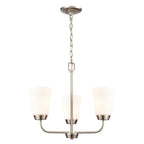 THOMAS CN310322 Winslow 19'' Wide 3-Light Chandelier - Brushed Nickel
