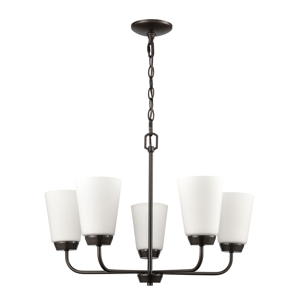 THOMAS CN310521 Winslow 25'' Wide 5-Light Chandelier - Oil Rubbed Bronze