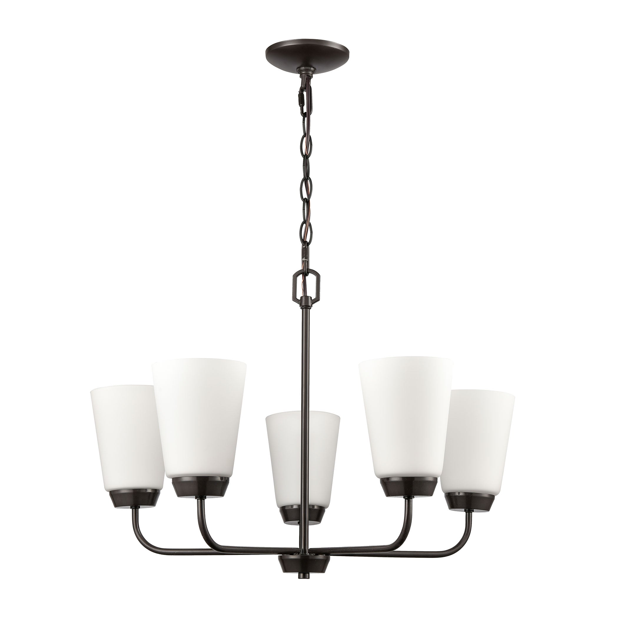 THOMAS CN310521 Winslow 25'' Wide 5-Light Chandelier - Oil Rubbed Bronze