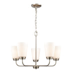 THOMAS CN310522 Winslow 25'' Wide 5-Light Chandelier - Brushed Nickel