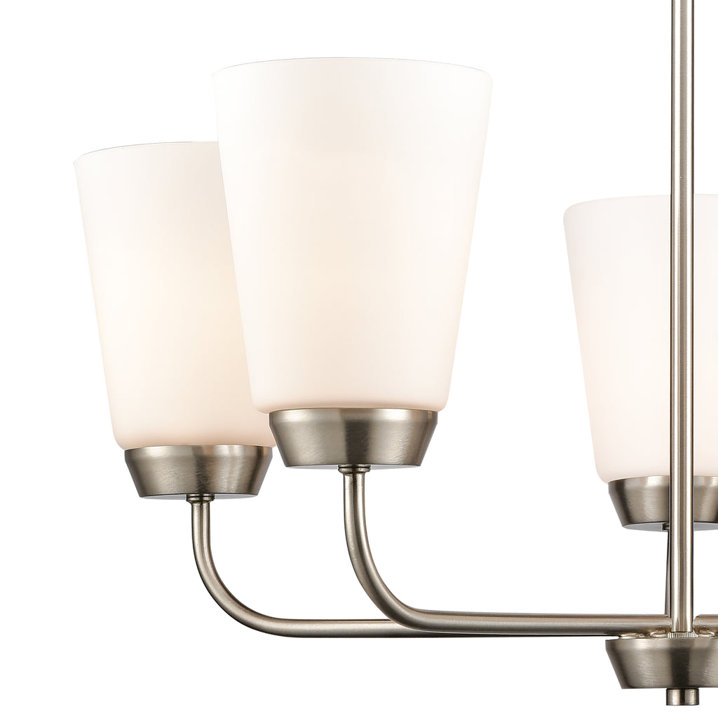 THOMAS CN310522 Winslow 25'' Wide 5-Light Chandelier - Brushed Nickel