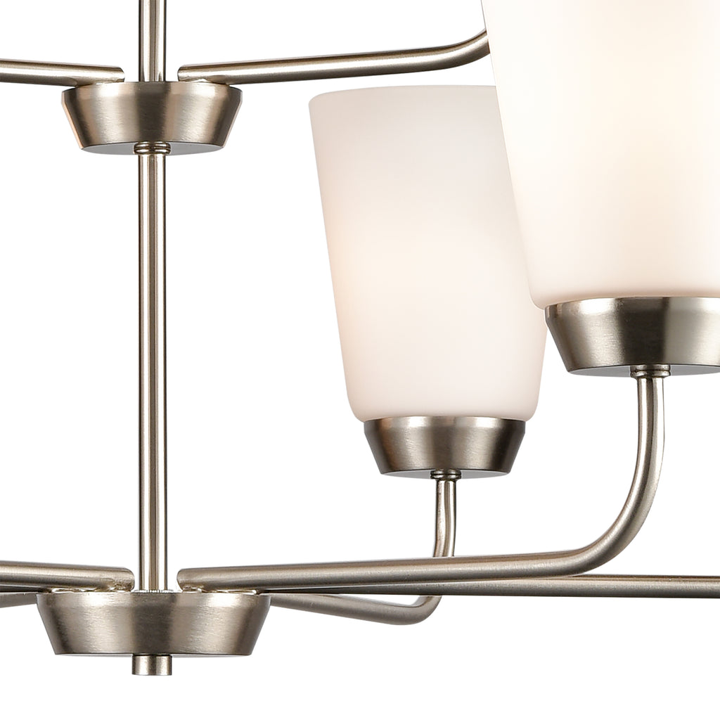 THOMAS CN310922 Winslow 30'' Wide 9-Light Chandelier - Brushed Nickel