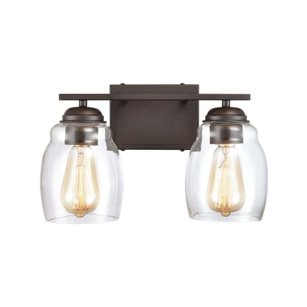 THOMAS CN320211 Calistoga 14'' Wide 2-Light Vanity Light - Oil Rubbed Bronze
