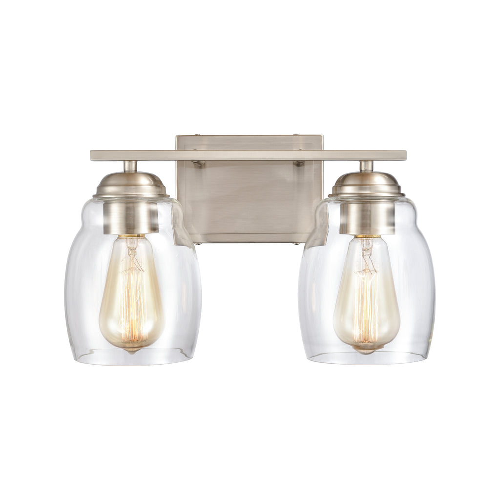 THOMAS CN320212 Calistoga 14'' Wide 2-Light Vanity Light - Brushed Nickel
