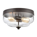 THOMAS CN320231 Calistoga 13'' Wide 2-Light Flush Mount - Oil Rubbed Bronze