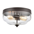 THOMAS CN320231 Calistoga 13'' Wide 2-Light Flush Mount - Oil Rubbed Bronze