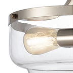 THOMAS CN320282 Calistoga 13'' Wide 2-Light Semi Flush Mount - Brushed Nickel