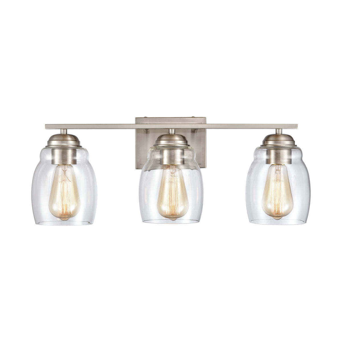 THOMAS CN320312 Calistoga 22'' Wide 3-Light Vanity Light - Brushed Nickel