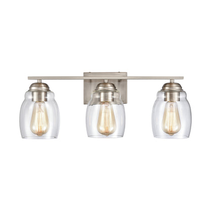 THOMAS CN320312 Calistoga 22'' Wide 3-Light Vanity Light - Brushed Nickel