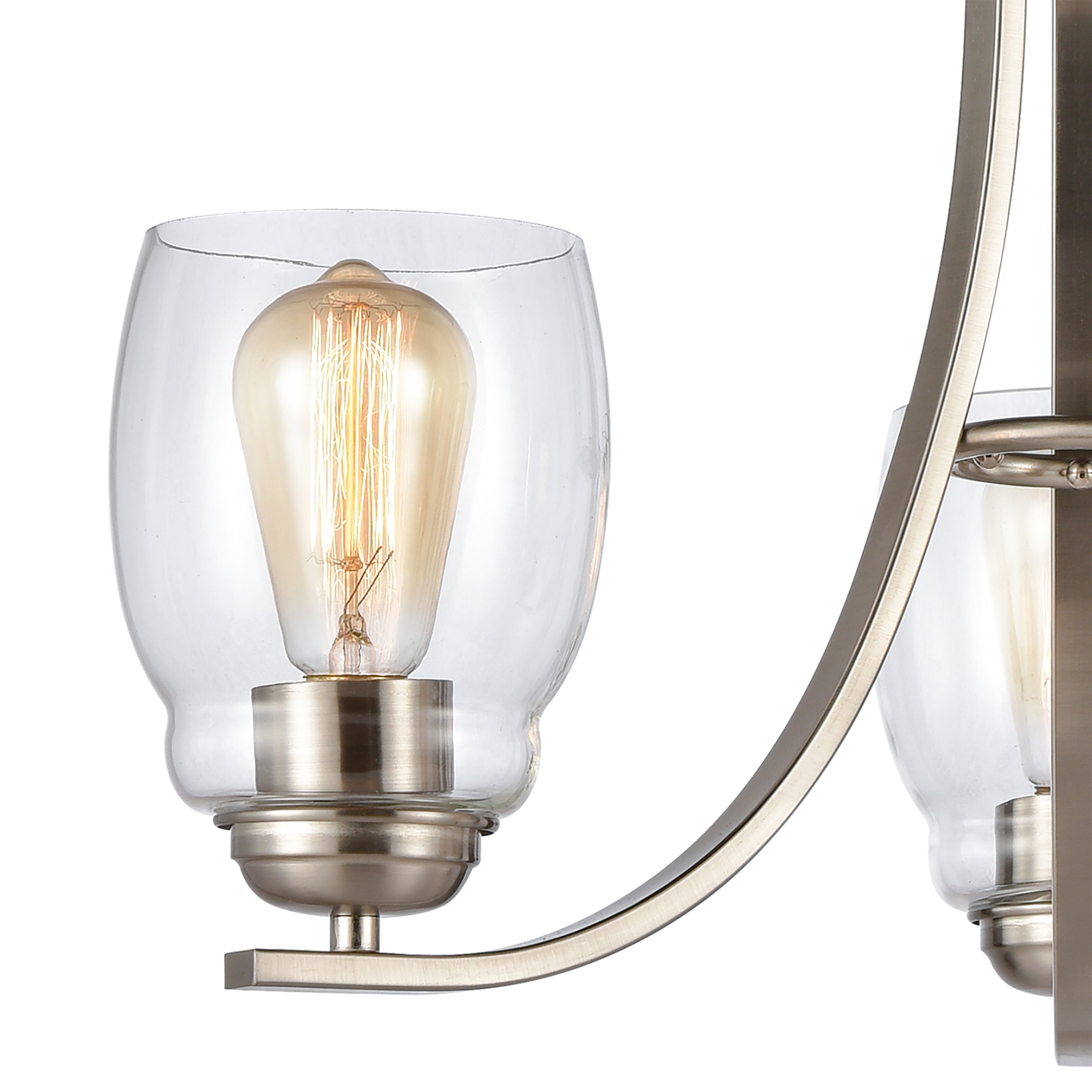 THOMAS CN320322 Calistoga 23'' Wide 3-Light Chandelier - Brushed Nickel