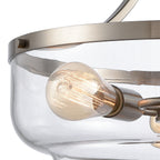 THOMAS CN320342 Calistoga 17'' Wide 3-Light Pendant - Brushed Nickel