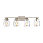 THOMAS CN320412 Calistoga 30.5'' Wide 4-Light Vanity Light - Brushed Nickel