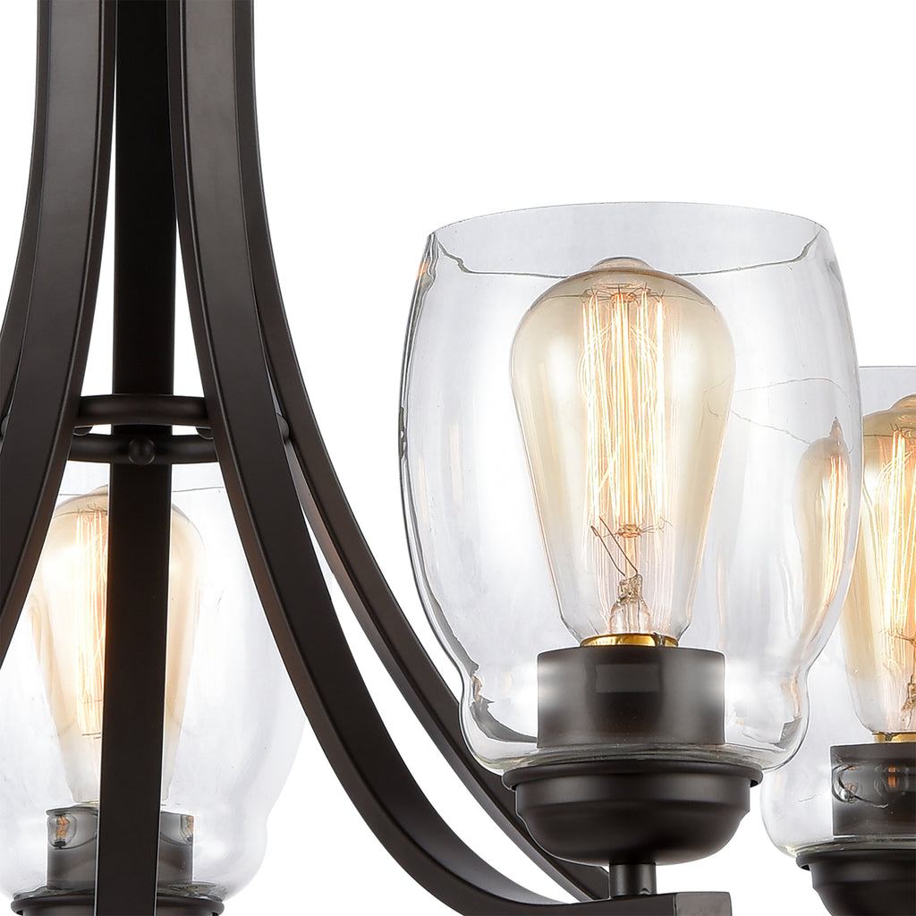 THOMAS CN320521 Calistoga 25'' Wide 5-Light Chandelier - Oil Rubbed Bronze