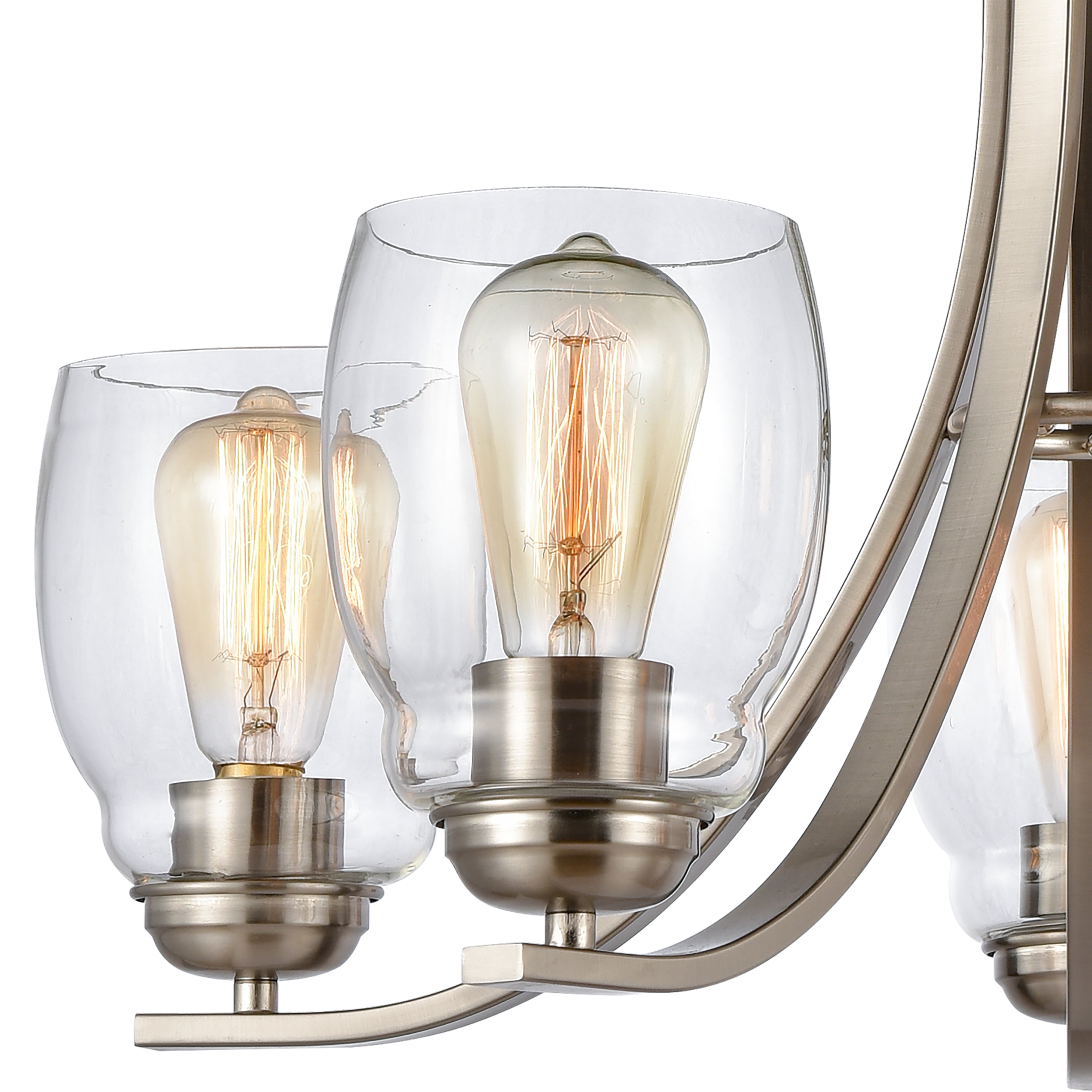 THOMAS CN320522 Calistoga 25'' Wide 5-Light Chandelier - Brushed Nickel