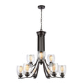 THOMAS CN320921 Calistoga 30.5'' Wide 9-Light Chandelier - Oil Rubbed Bronze