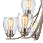 THOMAS CN320922 Calistoga 30.5'' Wide 9-Light Chandelier - Brushed Nickel