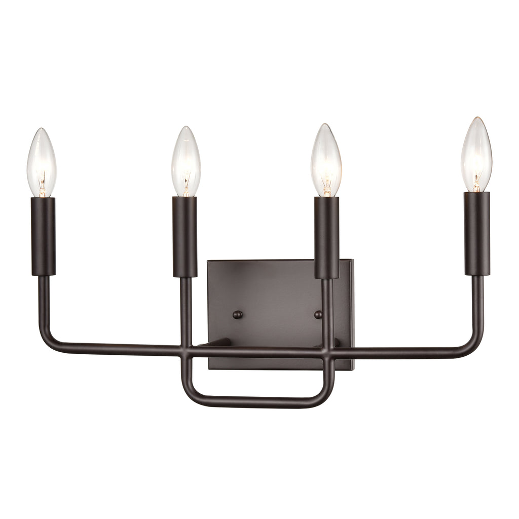 THOMAS CN330411 Park Slope 18.5'' Wide 4-Light Vanity Light - Oil Rubbed Bronze