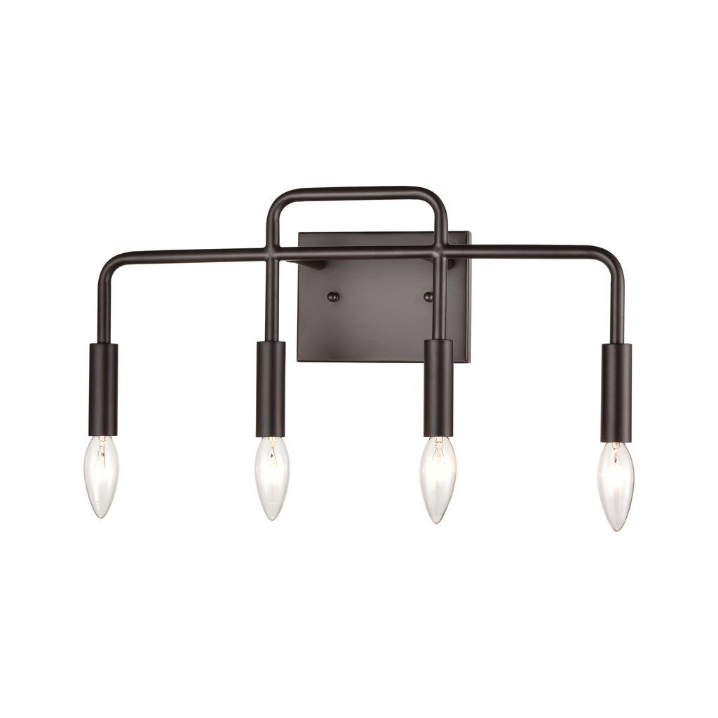THOMAS CN330411 Park Slope 18.5'' Wide 4-Light Vanity Light - Oil Rubbed Bronze