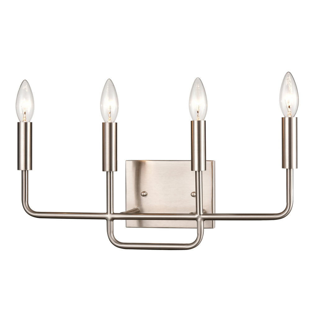THOMAS CN330412 Park Slope 18.5'' Wide 4-Light Vanity Light - Brushed Nickel