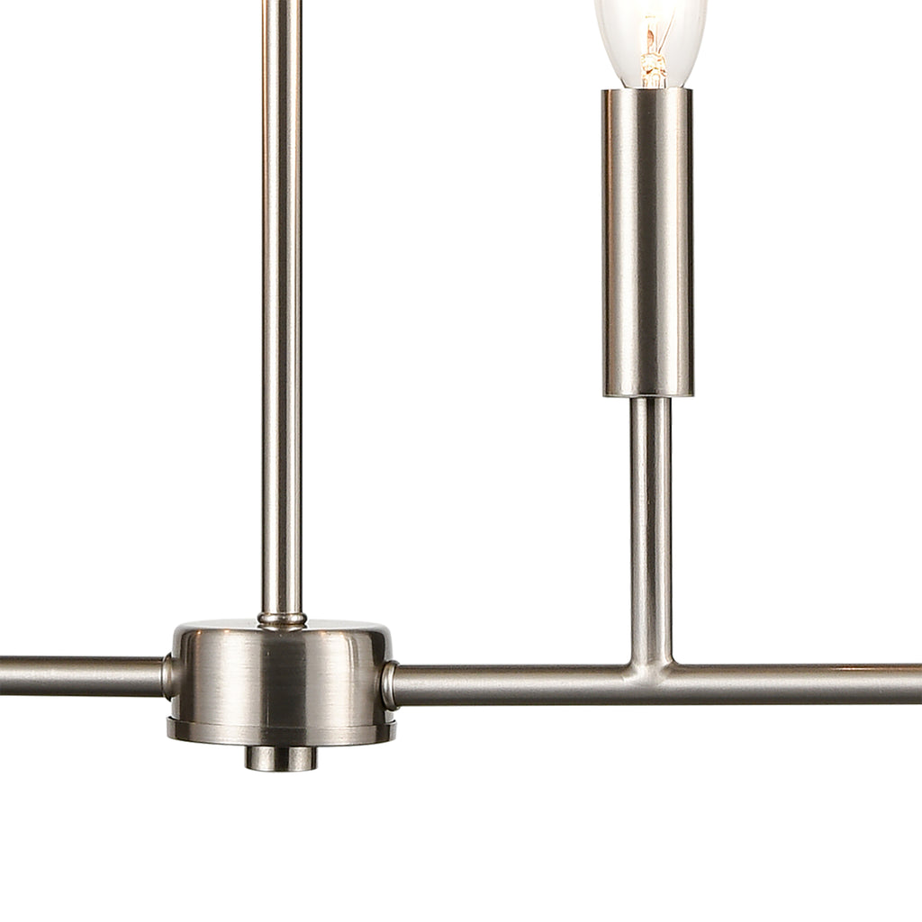 THOMAS CN330422 Park Slope 25'' Wide 4-Light Chandelier - Brushed Nickel