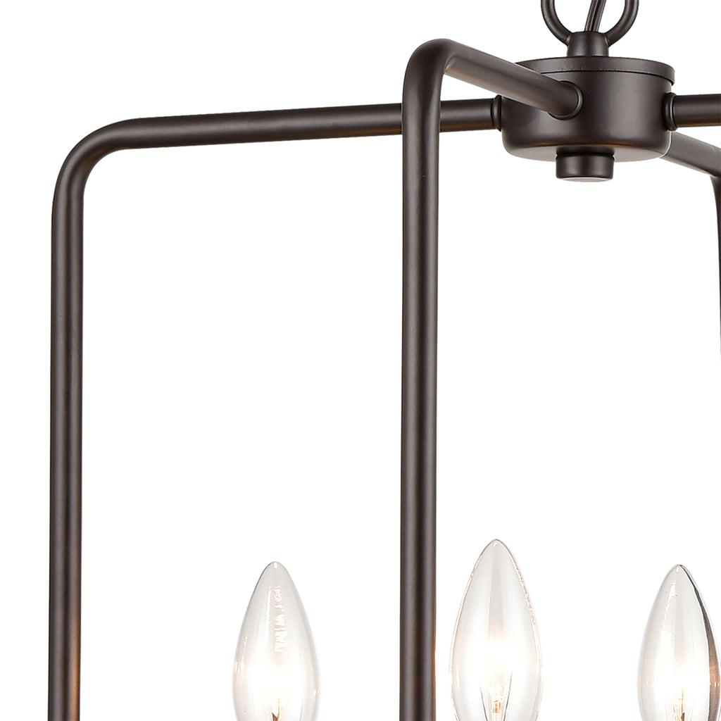 THOMAS CN330441 Park Slope 15.75'' Wide 4-Light Pendant - Oil Rubbed Bronze