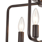 THOMAS CN330481 Park Slope 15'' Wide 4-Light Flush Mount - Oil Rubbed Bronze