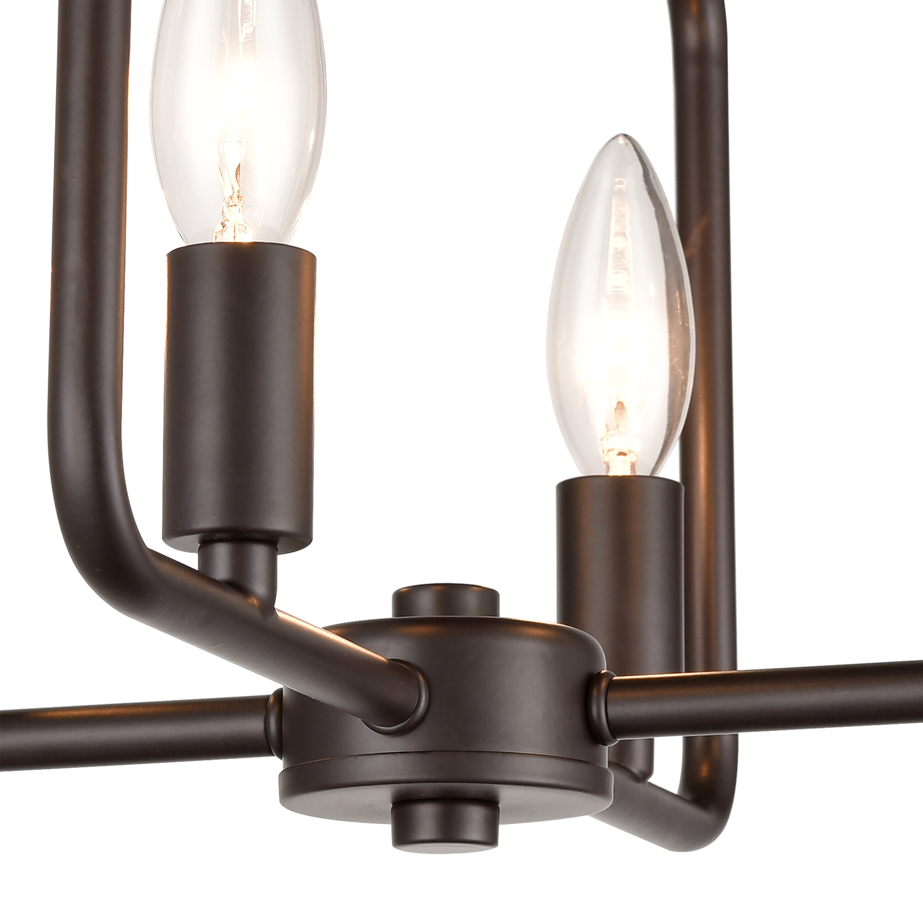 THOMAS CN330481 Park Slope 15'' Wide 4-Light Flush Mount - Oil Rubbed Bronze