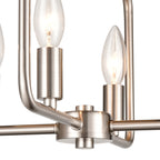 THOMAS CN330482 Park Slope 15'' Wide 4-Light Flush Mount - Brushed Nickel