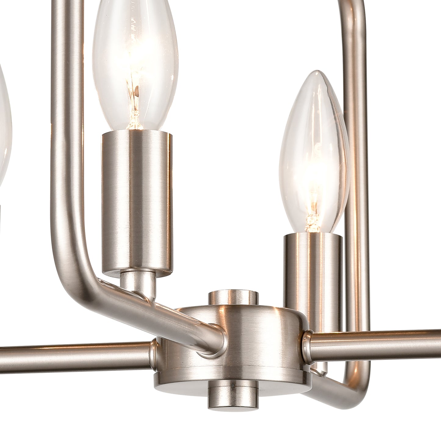 THOMAS CN330482 Park Slope 15'' Wide 4-Light Flush Mount - Brushed Nickel