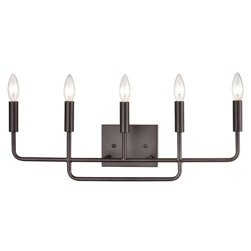 THOMAS CN330511 Park Slope 25'' Wide 5-Light Vanity Light - Oil Rubbed Bronze
