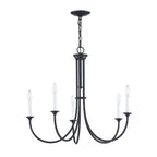 THOMAS CN340426 Meadowview 28'' Wide 5-Light Chandelier - Matte Black