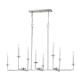 THOMAS CN340822 Lexington Green 48'' Wide 8-Light Linear Chandelier - Brushed Nickel
