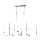 THOMAS CN340822 Lexington Green 48'' Wide 8-Light Linear Chandelier - Brushed Nickel
