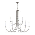 THOMAS CN340922 Meadowview 36'' Wide 9-Light Chandelier - Brushed Nickel
