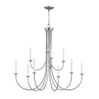 THOMAS CN340922 Meadowview 36'' Wide 9-Light Chandelier - Brushed Nickel