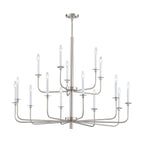 THOMAS CN3415822 Lexington Green 46'' Wide 15-Light Chandelier - Brushed Nickel