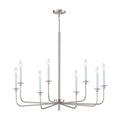 THOMAS CN341822 Lexington Green 38'' Wide 8-Light Chandelier - Brushed Nickel