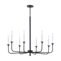 THOMAS CN341826 Lexington Green 38'' Wide 8-Light Chandelier - Matte Black