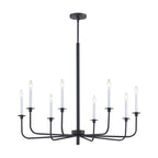 THOMAS CN341826 Lexington Green 38'' Wide 8-Light Chandelier - Matte Black