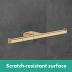 HANSGROHE 41748140 AddStoris Toilet Paper Holder - Brushed Bronze
