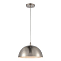 THOMAS CN700152 Chelsea 12'' Wide 1-Light Pendant - Brushed Nickel