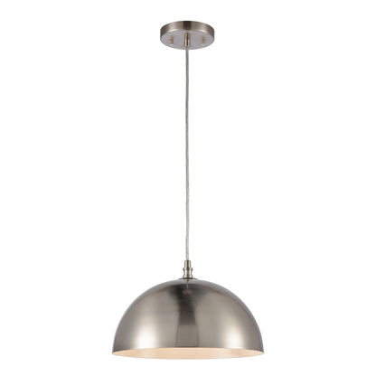 THOMAS CN700152 Chelsea 12'' Wide 1-Light Pendant - Brushed Nickel