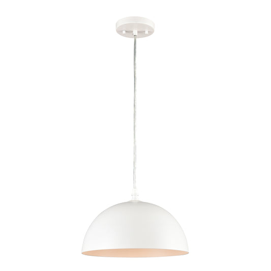 THOMAS CN700154 Chelsea 12'' Wide 1-Light Pendant - White