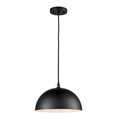 THOMAS CN700156 Chelsea 12'' Wide 1-Light Pendant - Black